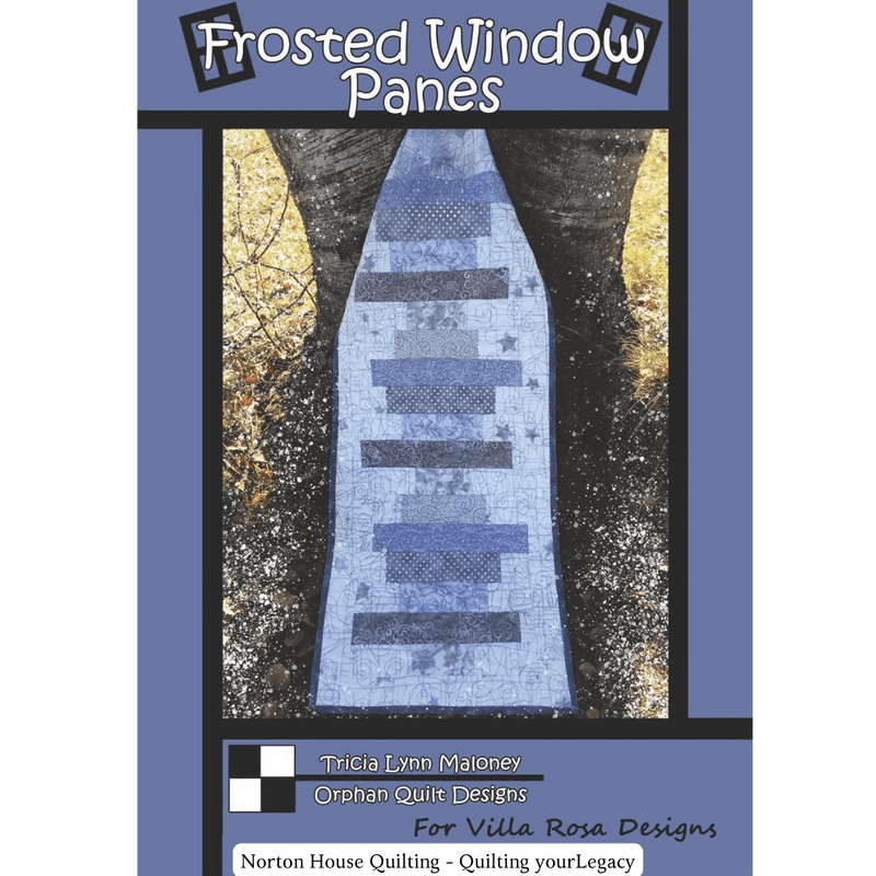 Frosted Window Panes Table Topper Pattern - Villa Rosa Designs