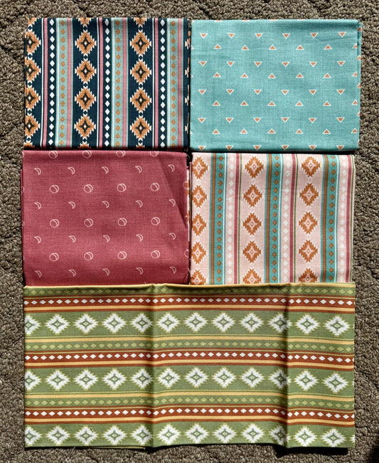 Western Vibe - 5- Fat Quarter Bundle