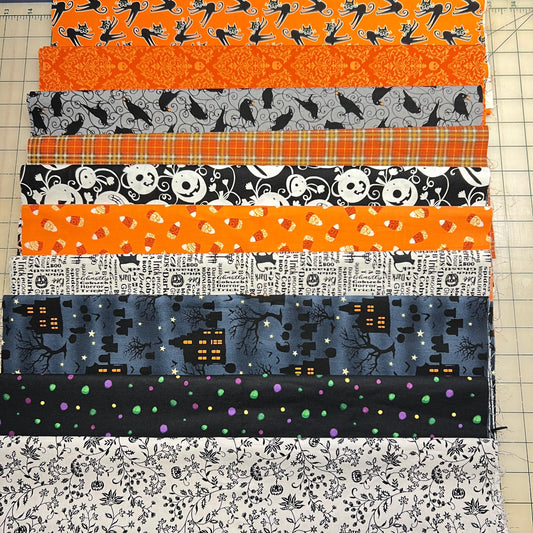 💥 Halloween Bundle 10 Different Fabrics