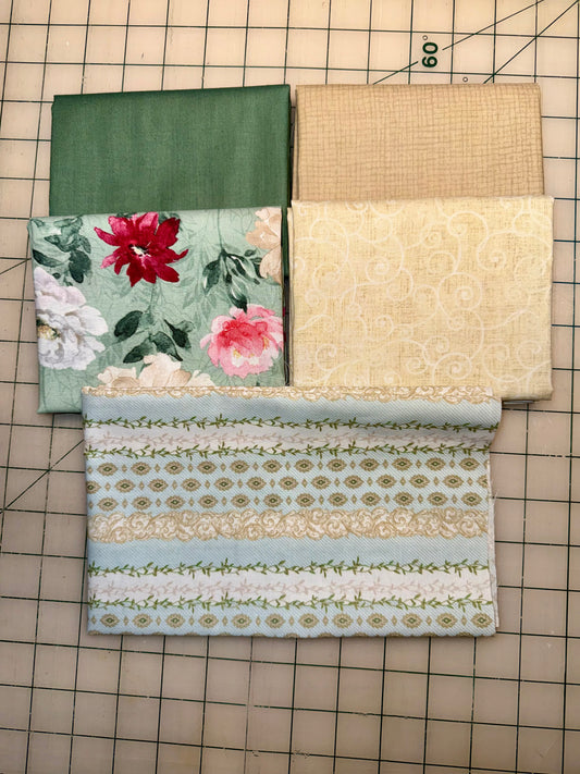 🏡 Flowers in the Garden - Fat Quarter Bundle Cottage Garden