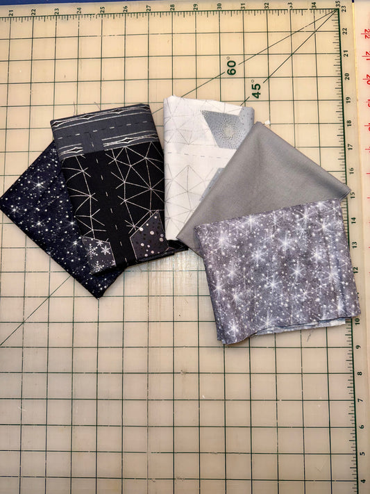 🏡 Midnight at the Cottage - Fat Quarter Bundle Cottage Garden