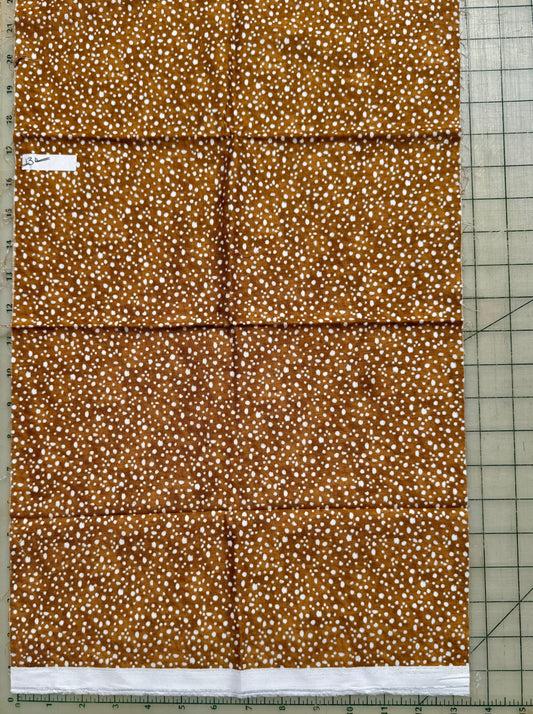 💥 Brown Little Dots - Final Act Fabric (13")