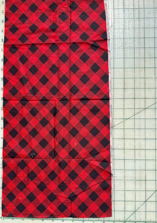 💥 Buffalo Plaid – Final Act Fabric (10")