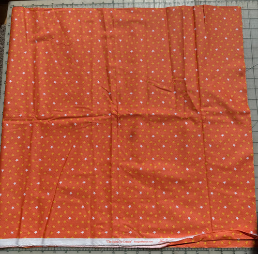 💥 Orange Stars – Final Act Fabric (43")