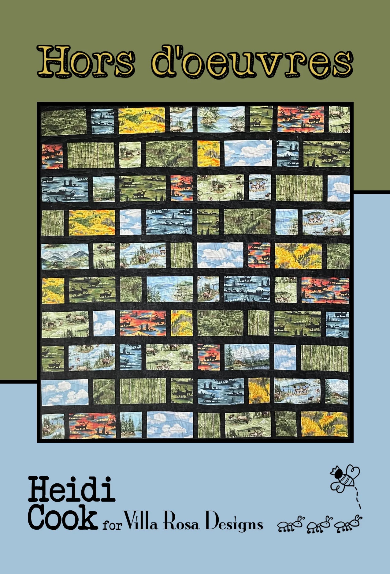 Hors D'Oeuvres - Digital Quilt Pattern (PDF Download)