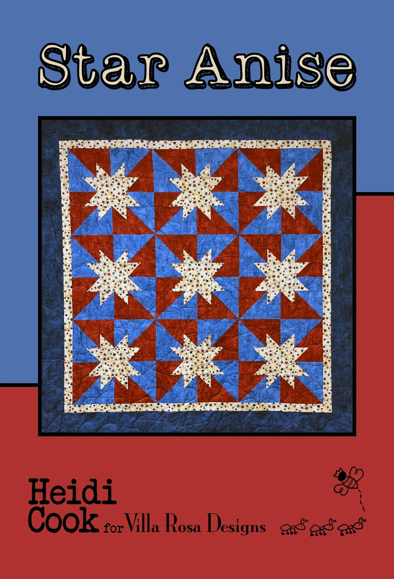 Star Anise Quilt — Digital Quilt Pattern (PDF Download) ✂️
