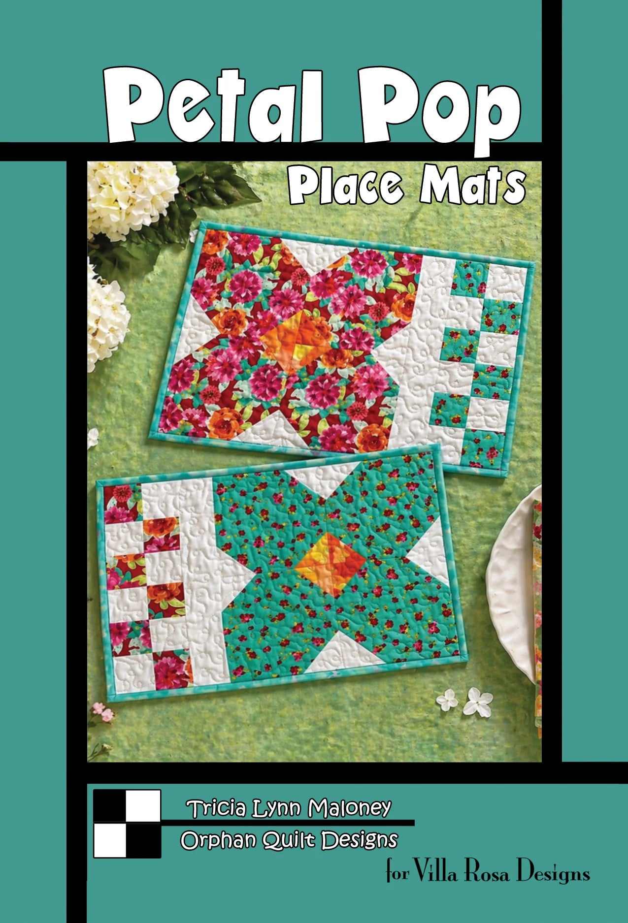 Petal Pop Place Mats - Digital Quilt Pattern (PDF Download)