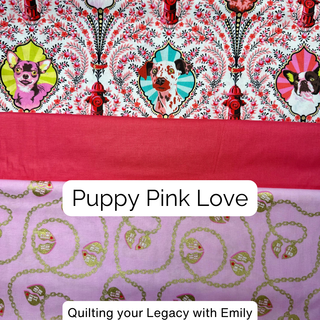 Tula's + Tonal Bundle - Choose your Measurement - Puppy Pink Love