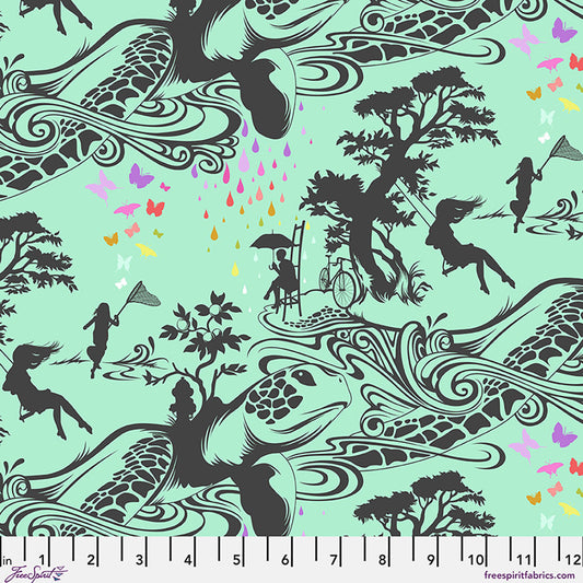 PRE-ORDER Turtle Bay - Sweetmint || Prince Charming Déjà Vu - Tula Pink