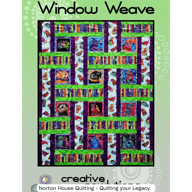 DIGITAL -  Window Weave Pattern - Villa Rosa Designs