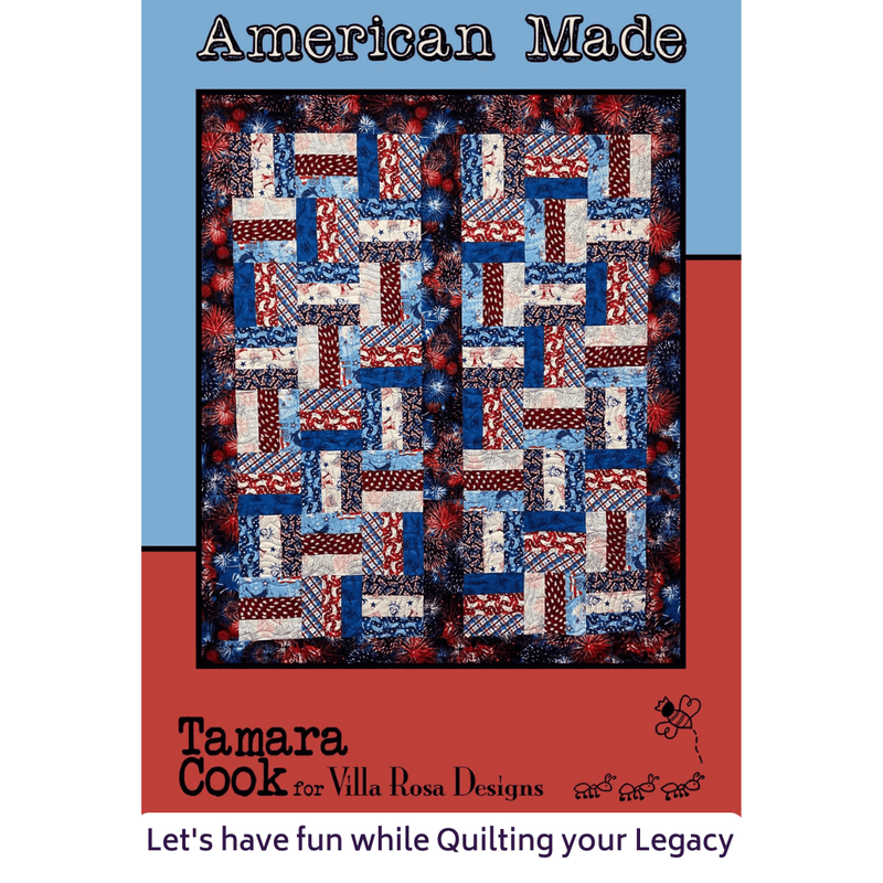 DIGITAL - American Made Quilt Pattern - Villa Rosa Designs