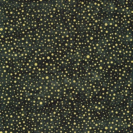 Metallic Gold - Green Moss Bali - Sparkle - Moss