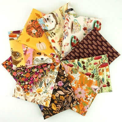 Autumn Friends 1/2-yard Bundle | Mia Charro | 10 Fabrics- Freespirit Fabrics