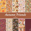 Autumn Garden - Eggplant || Autumn Friends - Freespirit Fabrics