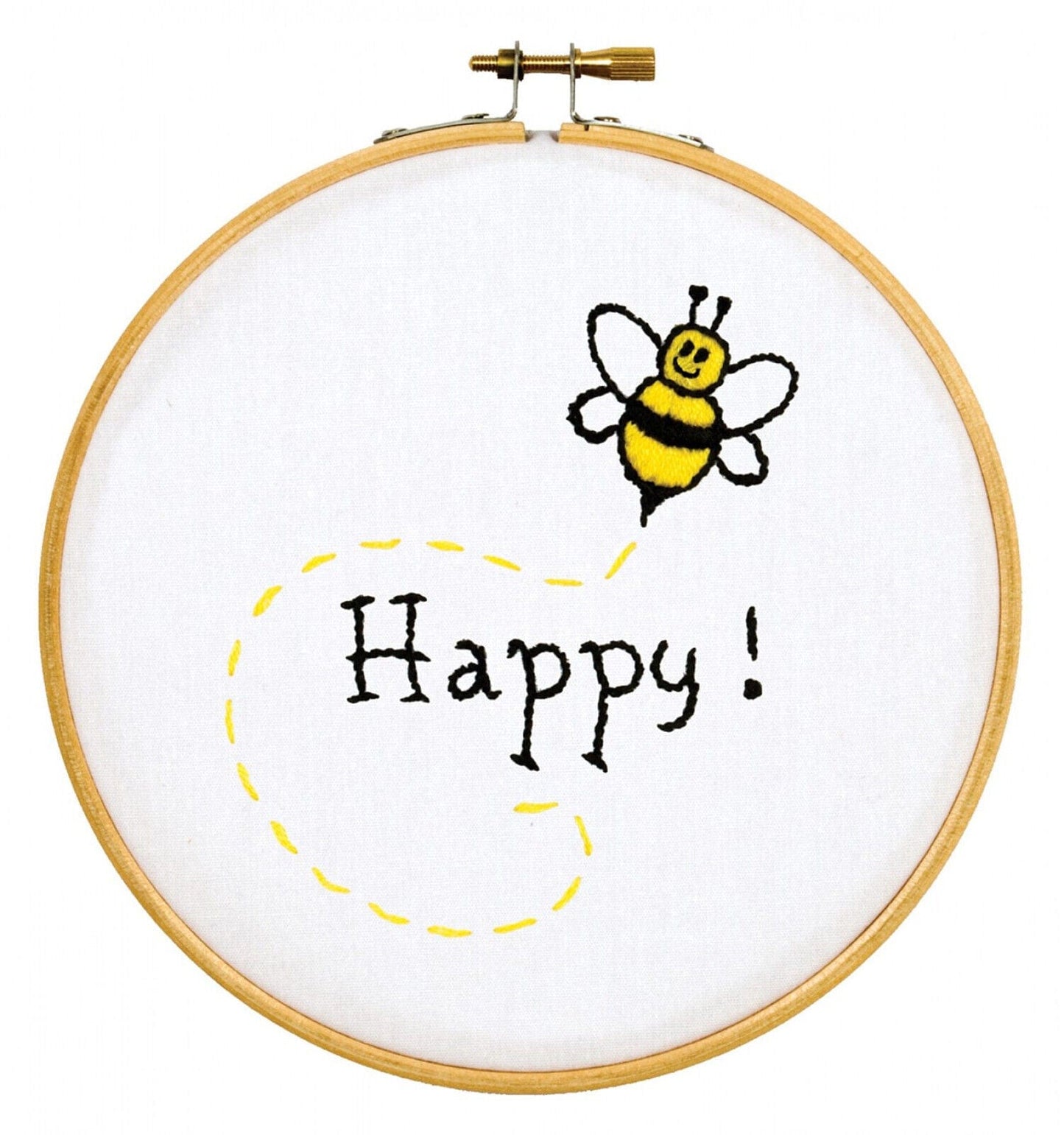 Bee Happy 6" Hoop Kit - Norton House Quilting