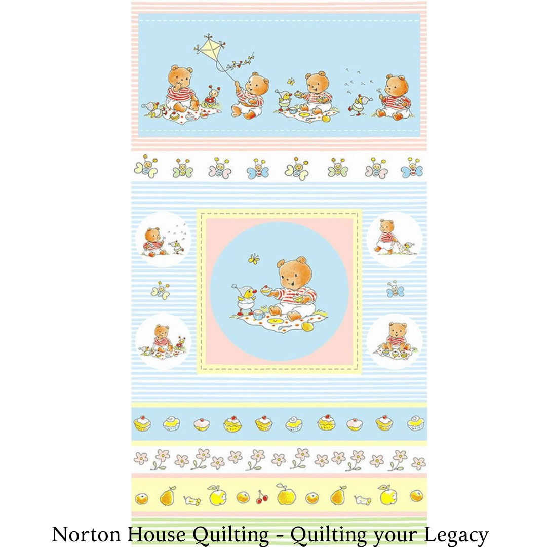 Bobbi's Picnic in Pastel by Monica Maas for Stof Fabrics - Norton House Quilting