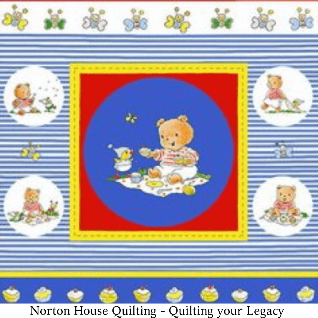 Bobbi's Picnic Quilt Panel by Monica Maas for Stof Fabrics - Norton House Quilting