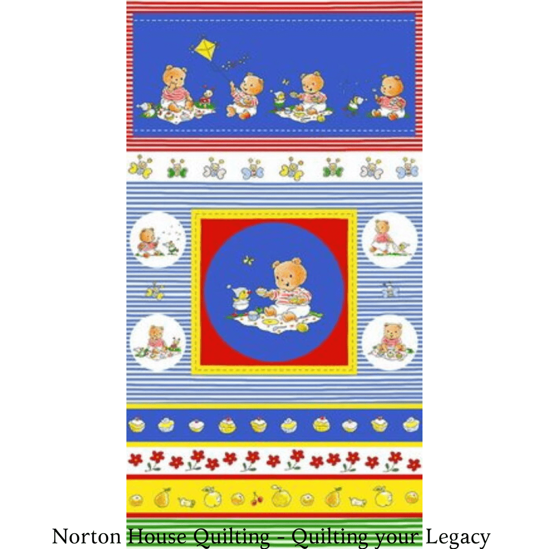 Bobbi's Picnic Quilt Panel by Monica Maas for Stof Fabrics - Norton House Quilting
