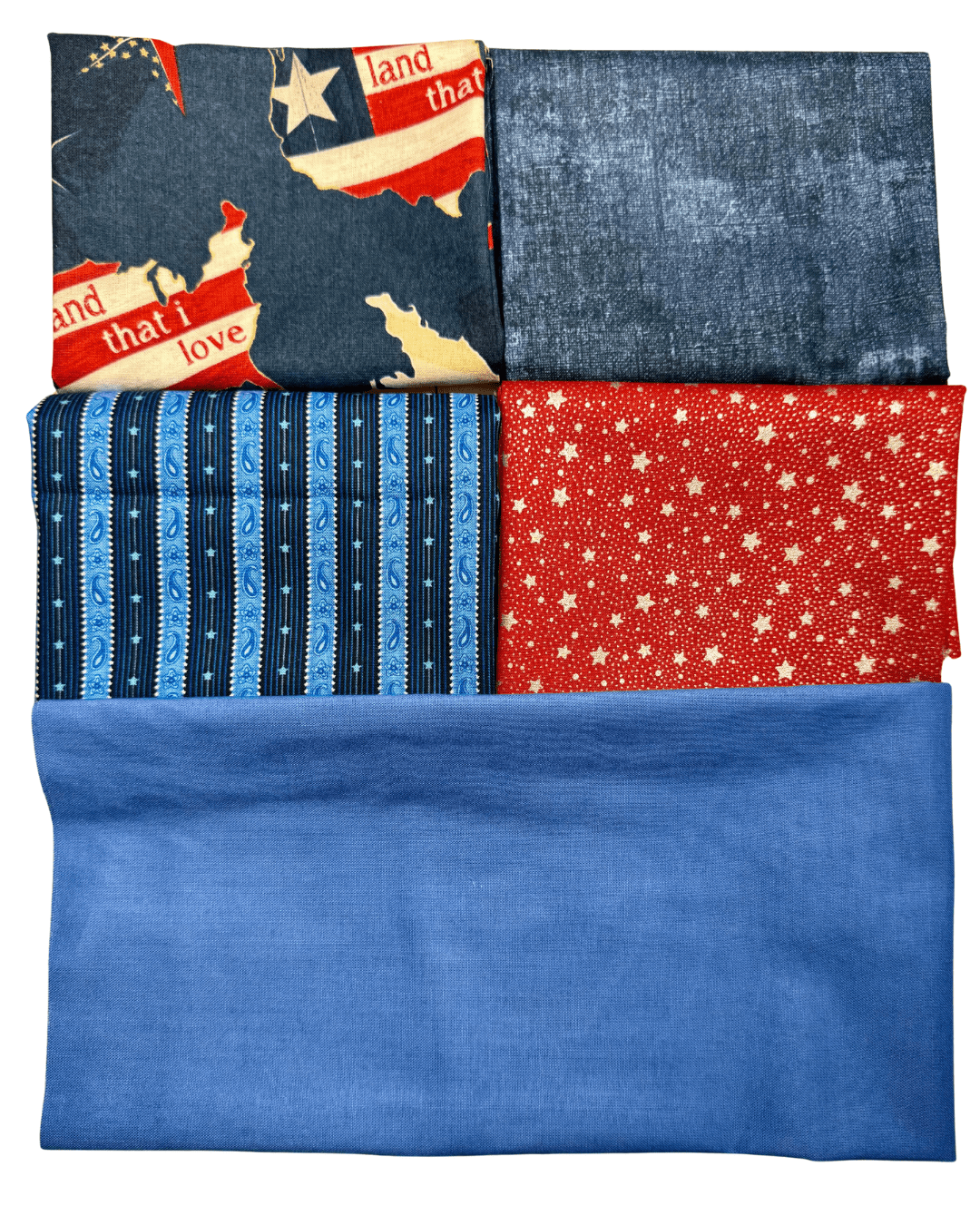 Country Roads - Stars and Stripes Bundle - Just Add Thread - E - Norton House Quilting