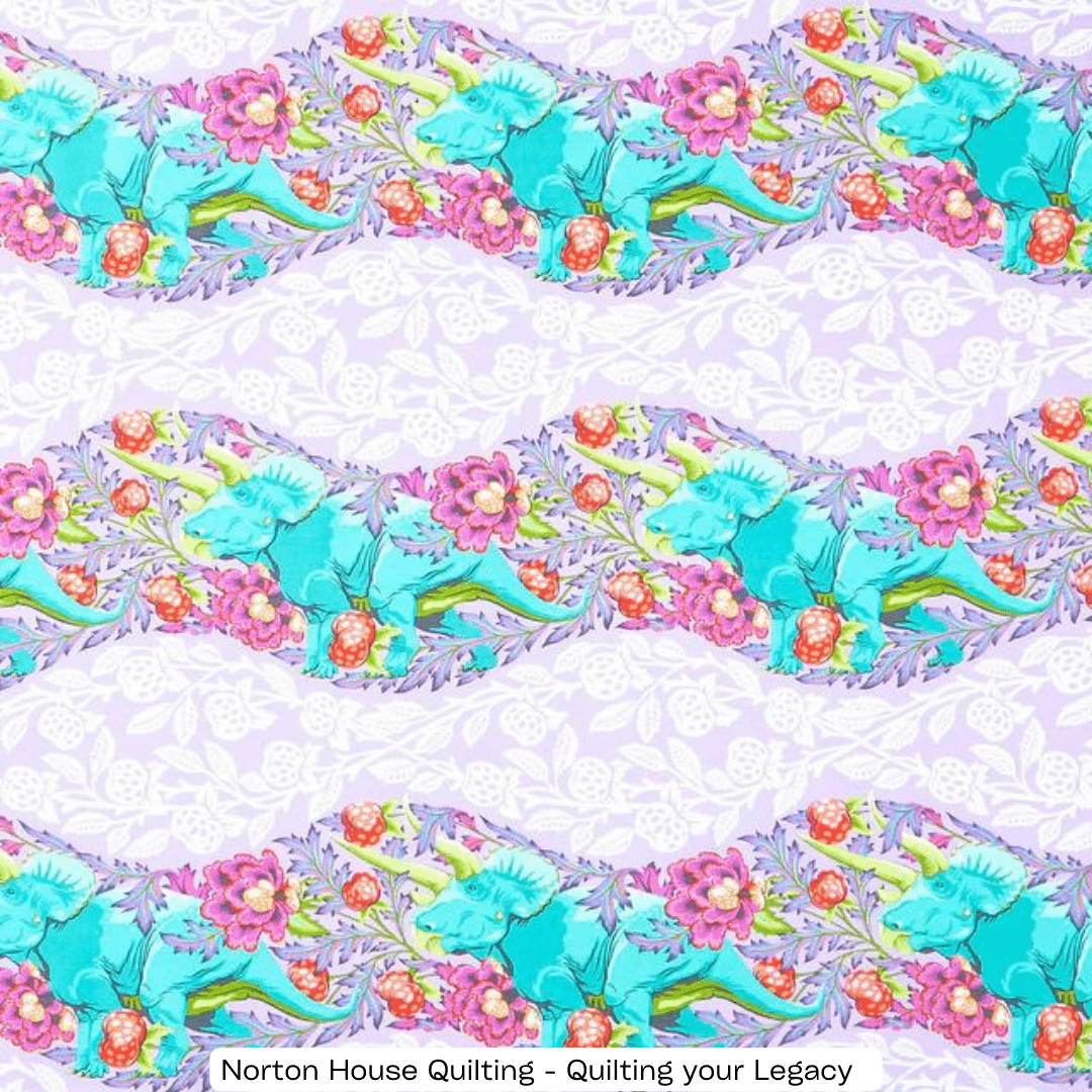 Trifecta Mist Yardage || Roar - Tula Pink - Free Spirit Fabrics