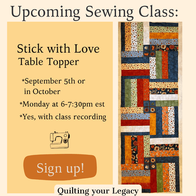 Sewing Ticket to Quilting with Emily