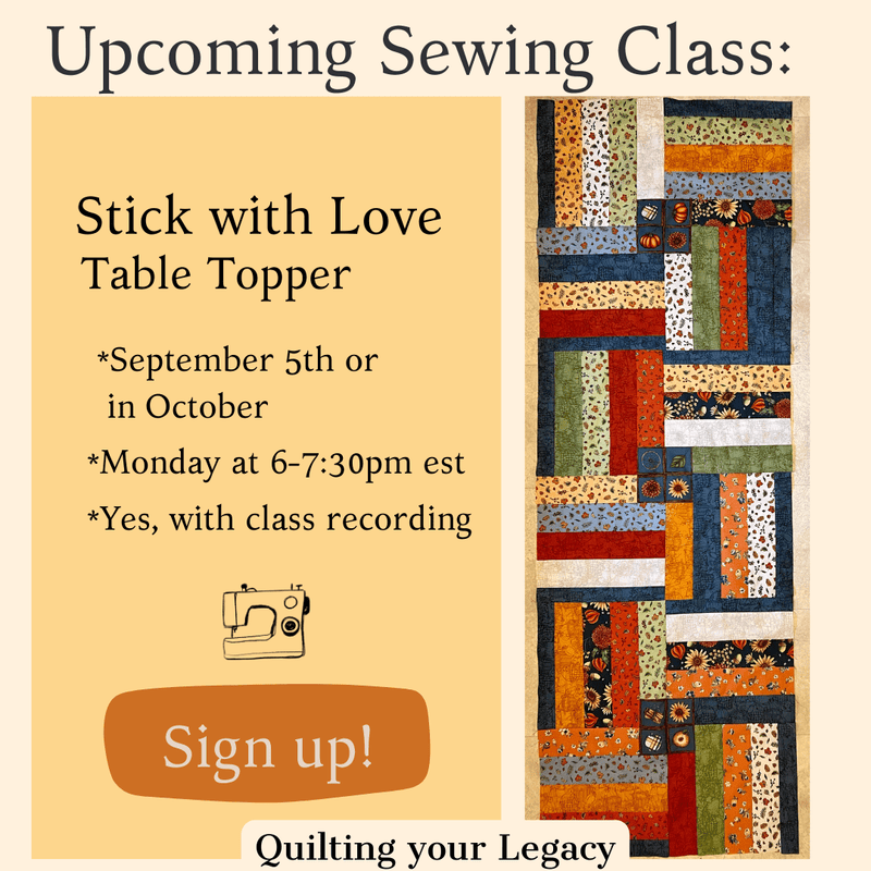 Sewing Ticket to Quilting with Emily