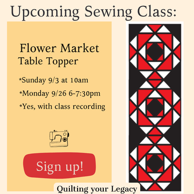 Sewing Ticket to Quilting with Emily