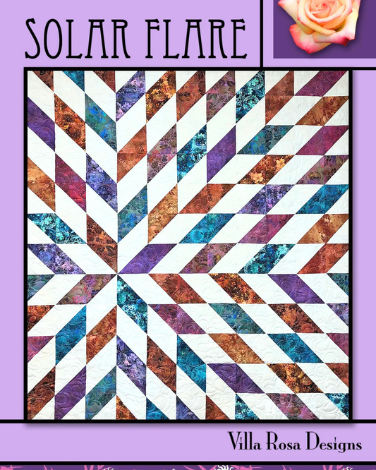 Solar Flare Quilt — Digital Quilt Pattern (PDF Download) ✂️