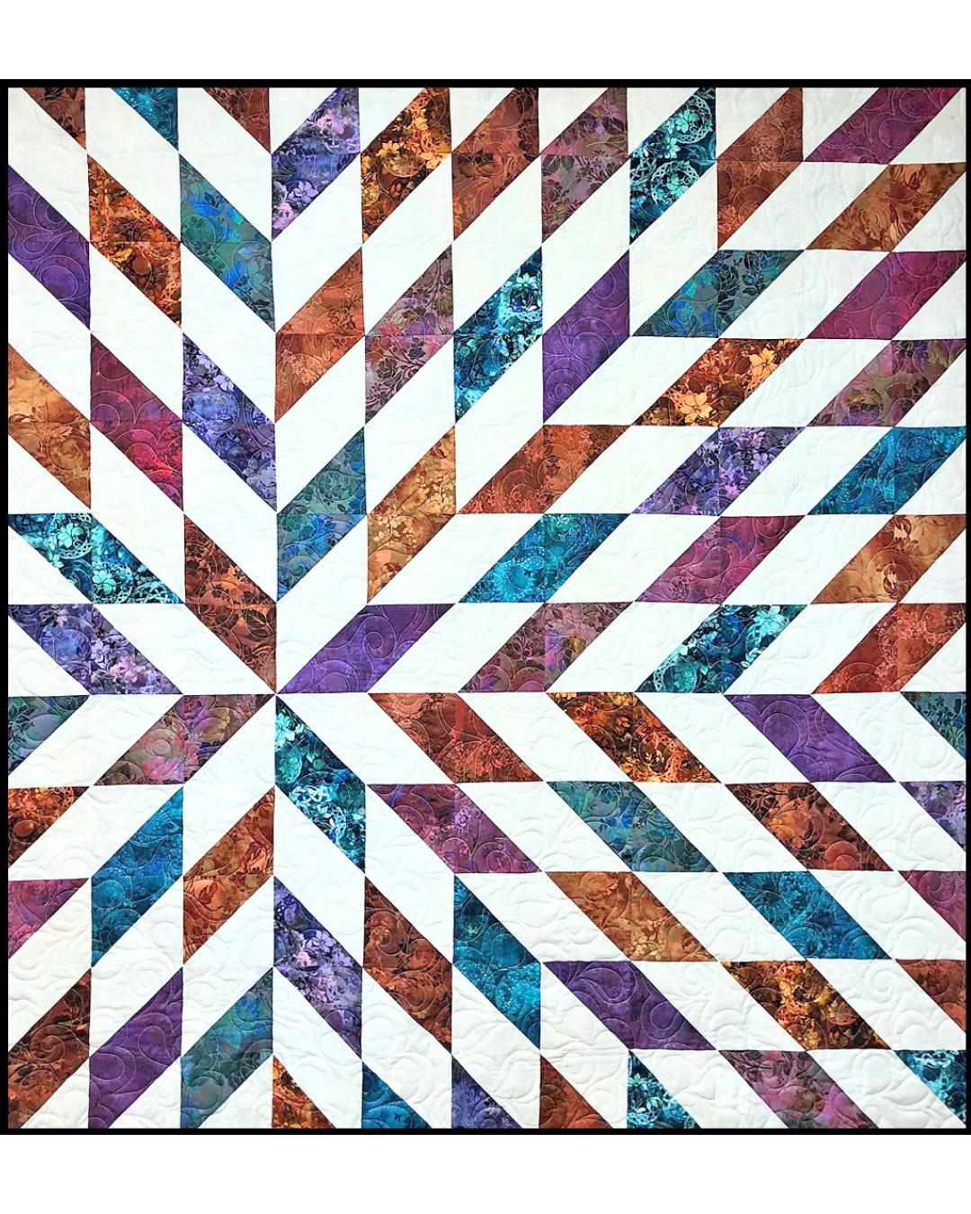 Solar Flare Quilt — Digital Quilt Pattern (PDF Download) ✂️