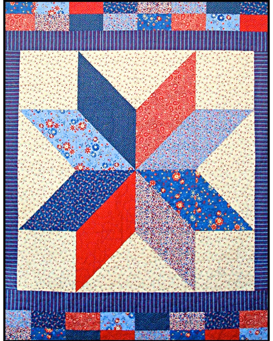 Stars n’ Stripes Quilt — Digital Quilt Pattern (PDF Download) ✂️
