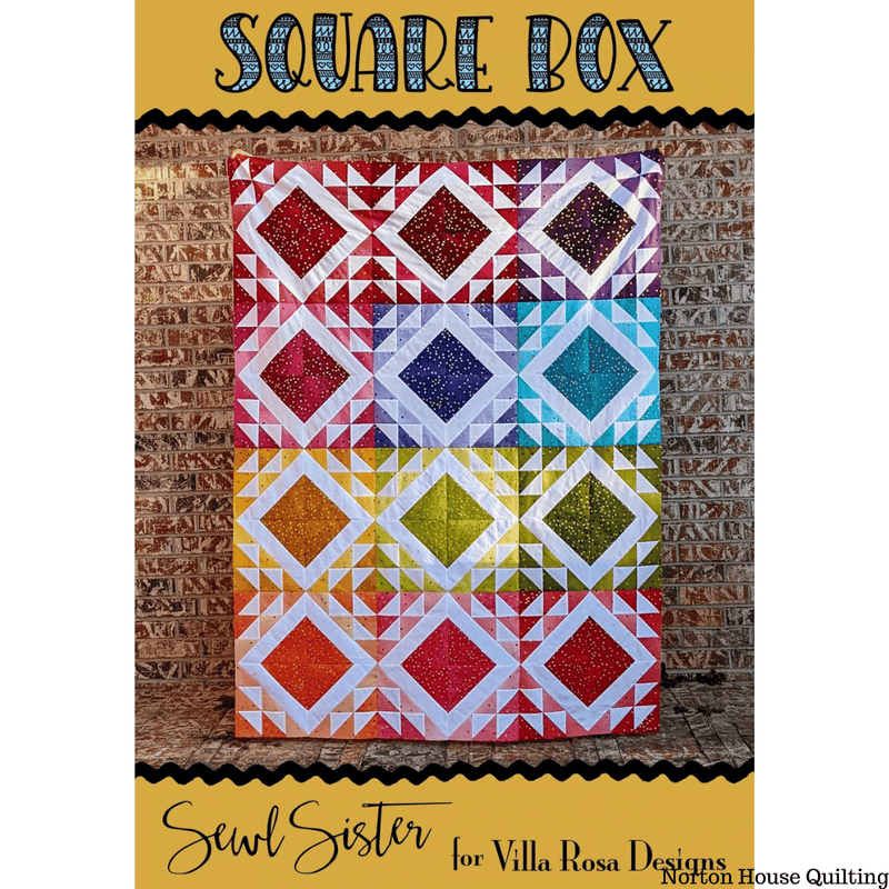 DIGITAL -  Square Box Quilt Pattern - Villa Rosa Designs