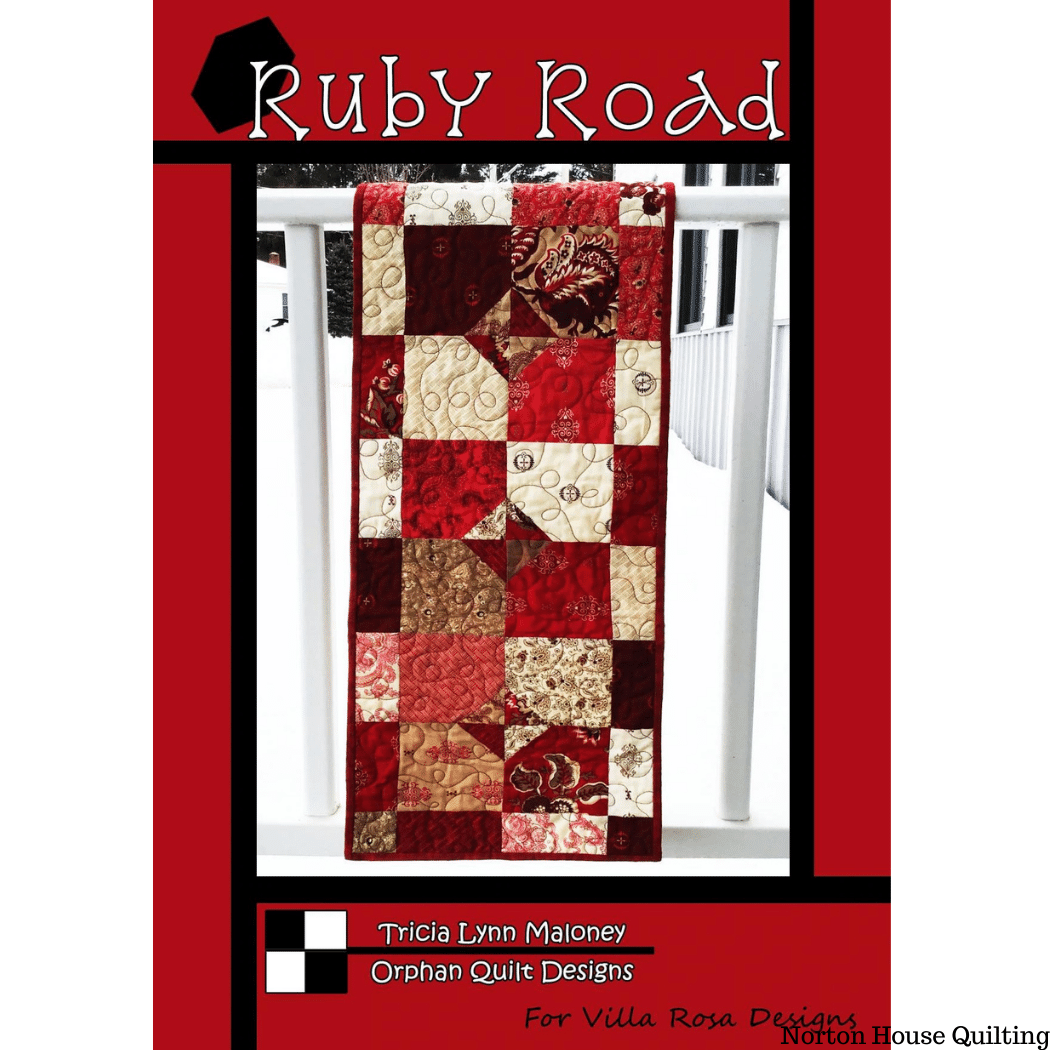 Ruby Road Pattern - Villa Rosa Designs - Table Topper