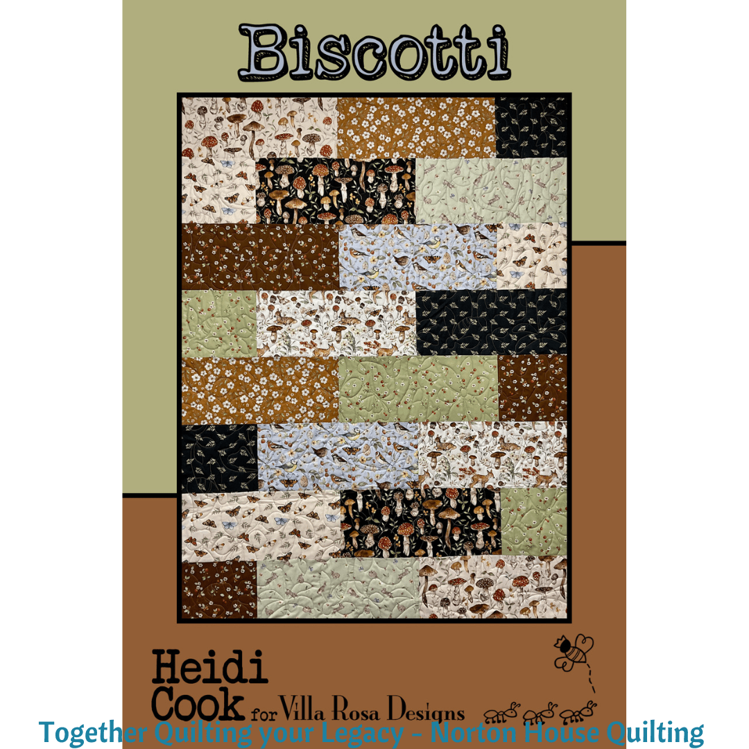 DIGITAL - Biscotti Quilt Pattern - Villa Rosa Designs
