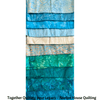 Bali (watercolor) Fat Quarter Fabric Bundle - Sky