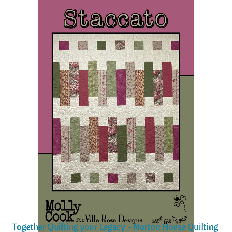DIGITAL - Staccato Quilt Pattern - Villa Rosa Designs