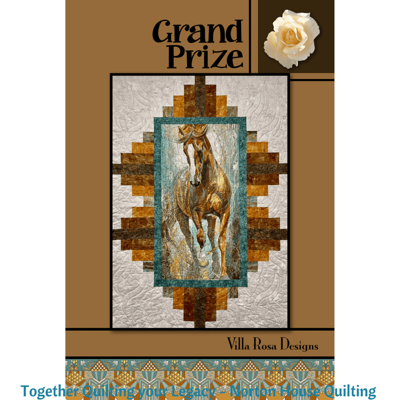 DIGITAL - Grand Prize Quilt Pattern - Villa Rosa Designs