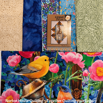 Birds & Flowers Quilt - Kit