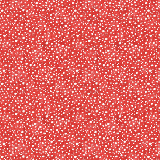 Savor the Gnoment - Red Mushroom Dots - 39724-331 - Tonal - Wilmington Prints