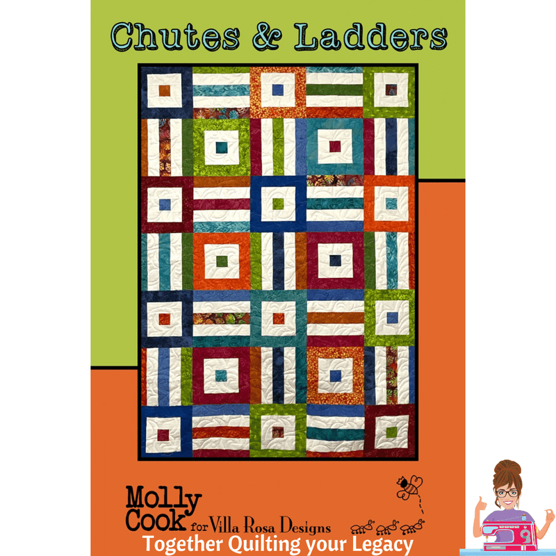 DIGITAL - Chutes & Ladders Quilt Pattern - Villa Rosa Designs