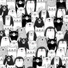 Black & White with a Touch of Bright - Black and White - 5806-09 - Studio E - Kids Print