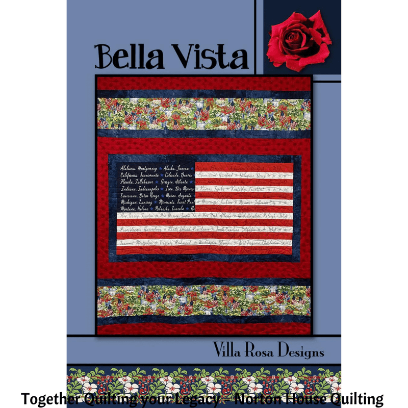 DIGITAL - Bella Vista Quilt Pattern - Villa Rosa Designs
