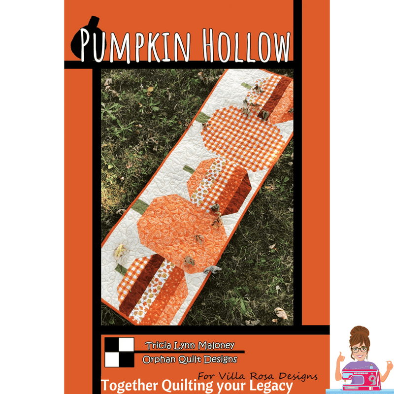 Pumpkin Hollow Table Topper Pattern - Villa Rosa Designs
