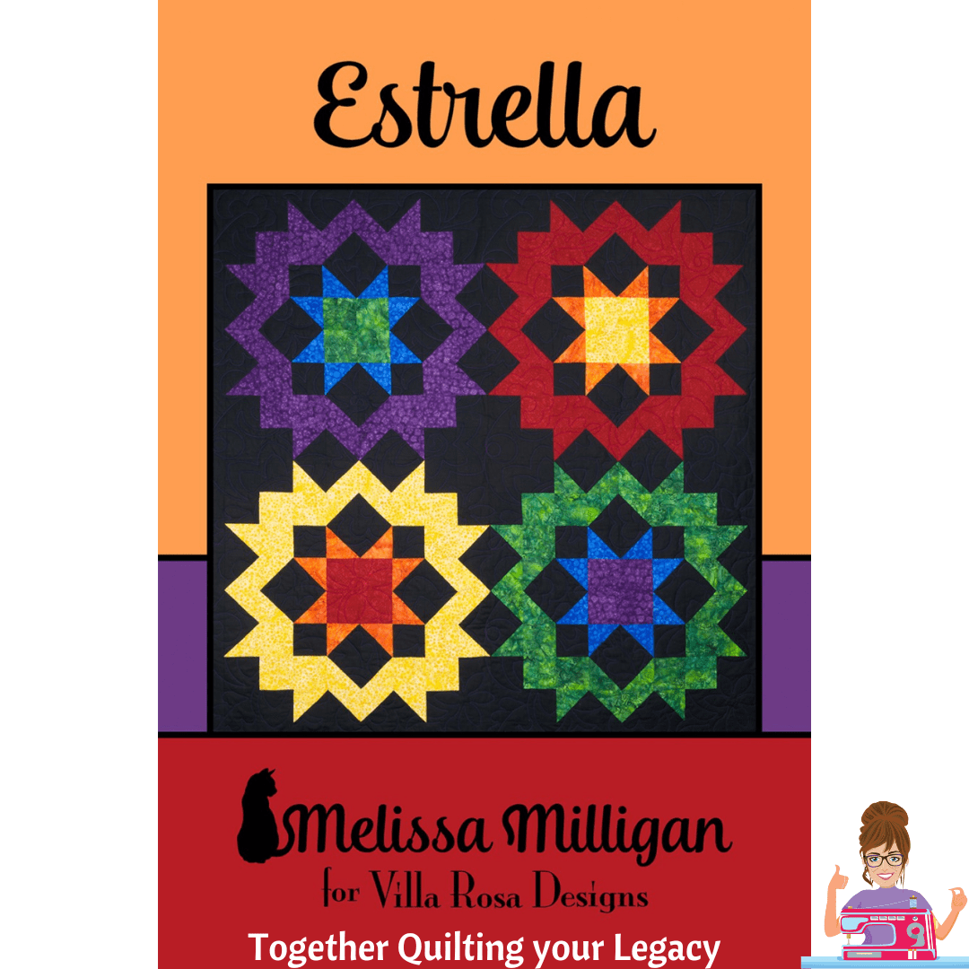 DIGITAL - Estrella Quilt Pattern - Villa Rosa Designs