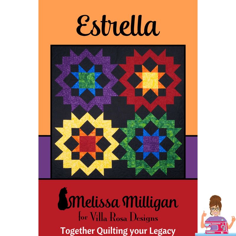 DIGITAL - Estrella Quilt Pattern - Villa Rosa Designs