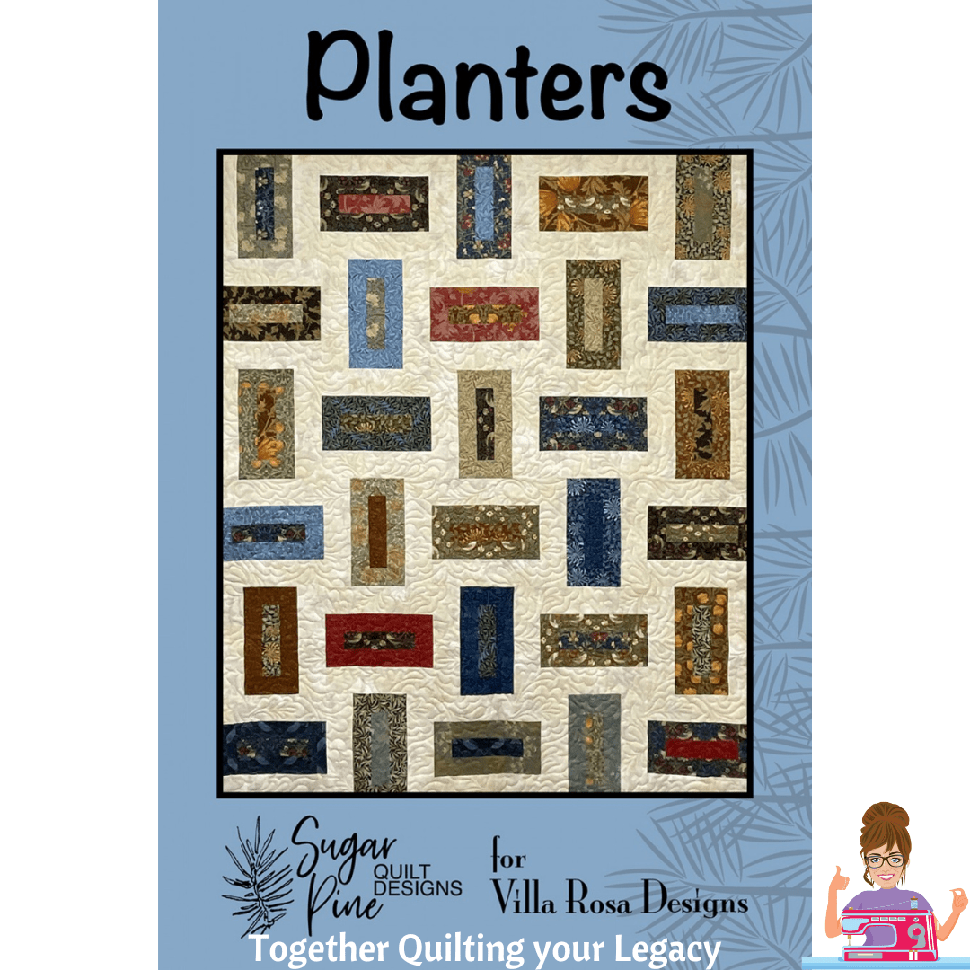 Planters Quilt Pattern - Villa Rosa Designs