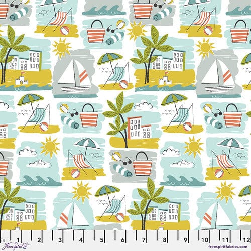 At The Beach - Seafoam - Wanderlust -  Freespirit