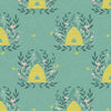 Harmony Main Seafoam - C11090-SEAFOAM -  Riley Blake - Flower Prints