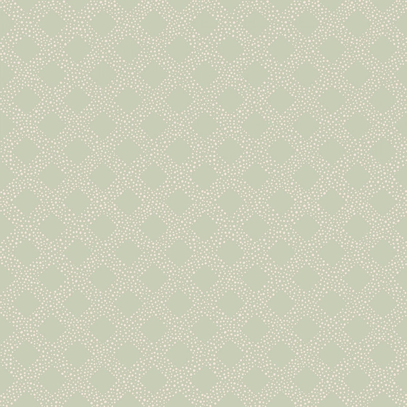 Harmony Lattice Sage - C11095-SAGE -  Riley Blake - Flower Prints