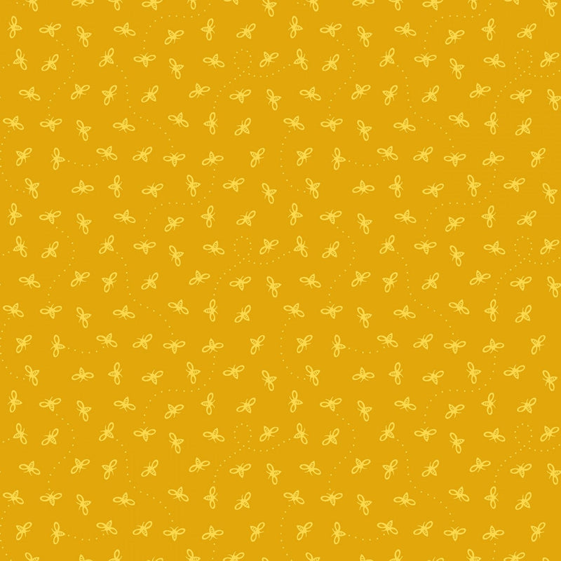 Harmony Bees Honey - C11096-HONEY -  Riley Blake - Flower Prints