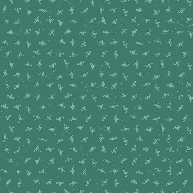 Harmony Bees - C11096-TEAL -  Riley Blake - Flower Prints